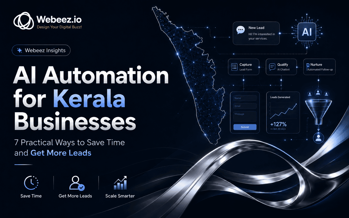 AI Automation for Kerala Businesses: 7 Practical Ways to Save Time and Get More Leads