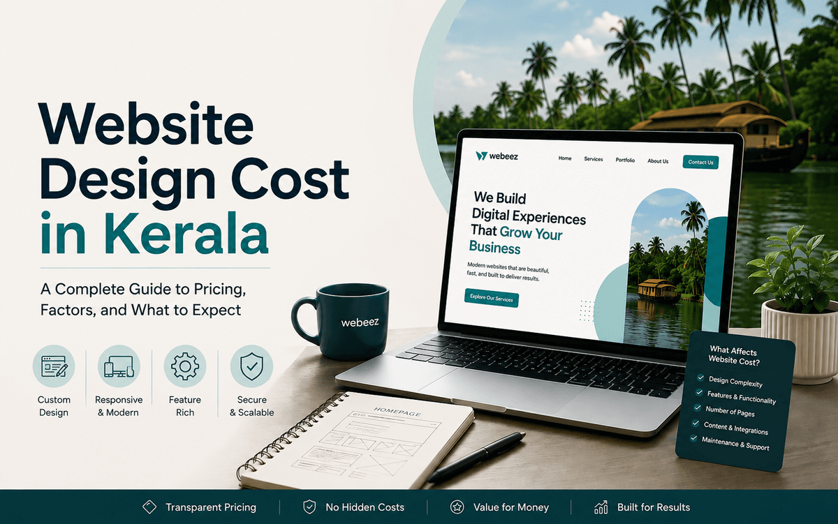 Website Design Cost in Kerala (2026): Practical Pricing & Packages Guide